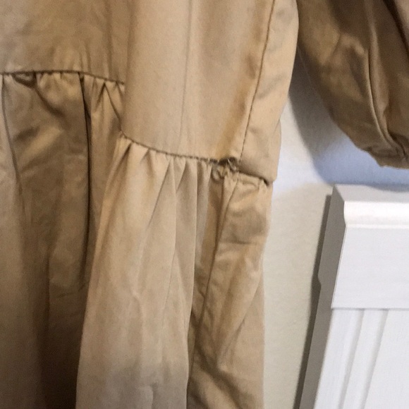 ⛔️SOLD⛔️ Zara puff sleeve tiered poplin dress - Picture 9 of 9